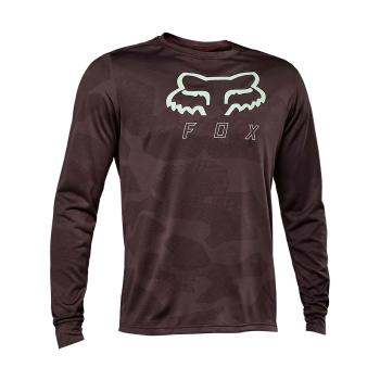 
                 FOX Tricou de cilism pentru iarnă cu mânecă lungă - RANGER - bordo  
            