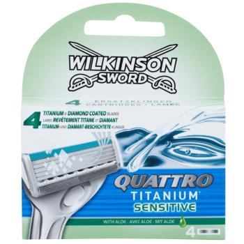 Wilkinson Sword Quattro Titanium Sensitive rezerva Lama 4 buc