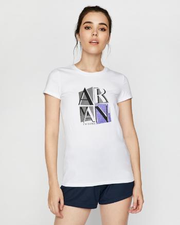 Armani Exchange Tricou Alb