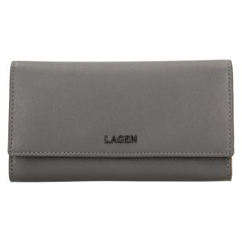 Lagen Portofel din piele pentru femei BLC/5065/621 DARK GREY