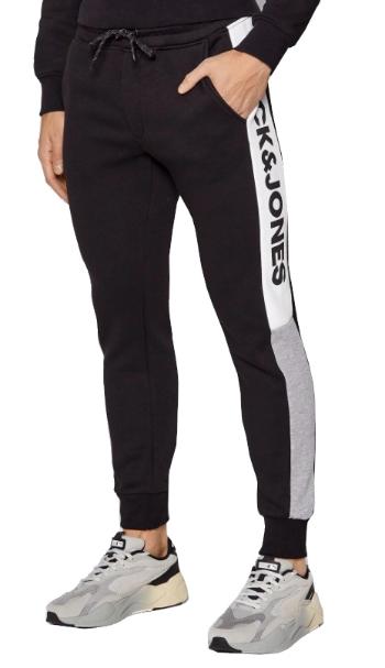 Jack&Jones Pantaloni de trening pentru bărbați JJIWILL 12197199 Black M