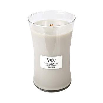 WoodWick Lumânare parfumată Warm Wool 609,5 g