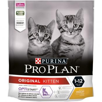 PURINA Pro Plan Original Kitten, Pui, hrană uscată pisici junior, 400g