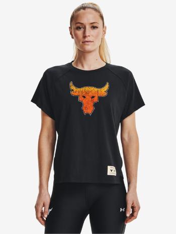 Under Armour Project Rock Terry Bull Tricou Negru