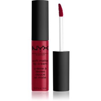 NYX Professional Makeup Soft Matte Lip Cream ruj lichid mat, cu textură lejeră culoare 10 Monte Carlo 8 ml