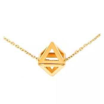 Vuch Colier elegant cu pandantiv Triangle Gold