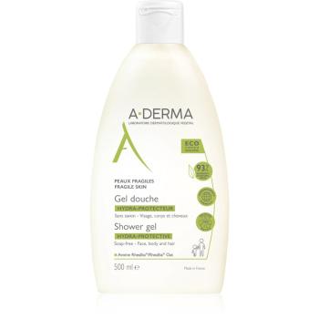 A-Derma Hydra-Protective gel de dus delicat pentru intreaga familie 500 ml