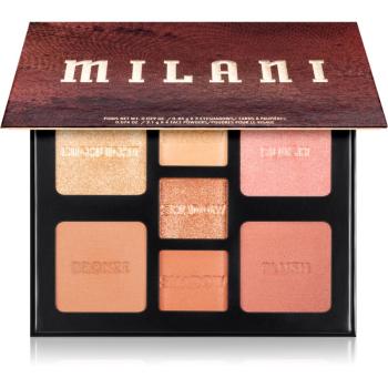 Milani All-Inclusive Eye, Cheek & Face Palette paleta pentru intreaga fata Medium To Deep