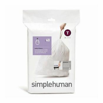 Saci de gunoi Simplehuman T 3 l, 40 buc.