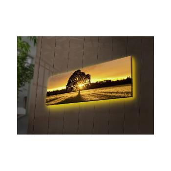 Tablou cu iluminare Ledda Tree, 90 x 30 cm