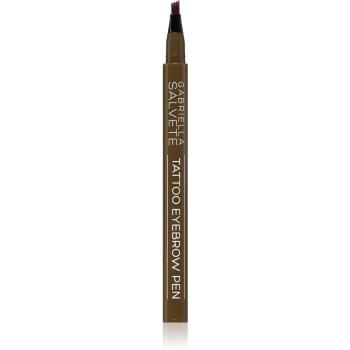 Gabriella Salvete Tattoo Eyebrow Pen creion pentru sprancene culoare 03 Dark Brown 0,28 g