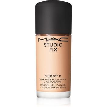 MAC Cosmetics Studio Fix Fluid SPF 15 24HR Matte Foundation + Oil Control Mini machiaj cu efect matifiant SPF 15 culoare NW13 15 ml