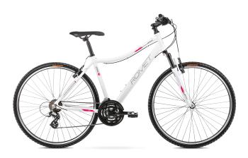 Bicicleta de Trekking pentru femei Romet Orkan D Alb/Violet 2022