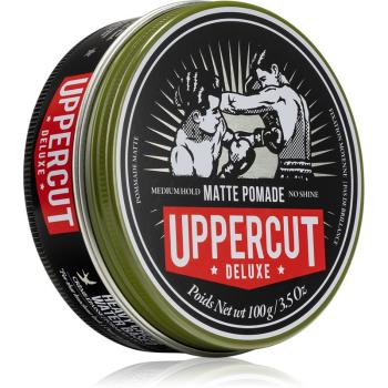 Uppercut Deluxe Matt Pomade pomadă matifiantă pentru păr pentru barbati 100 g