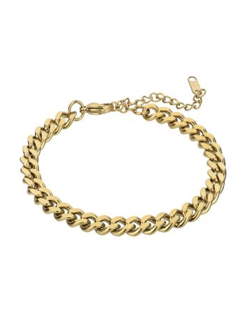 Marc Malone Brățară cu lanț placată cu aur Raegan Gold Bracelet MCB23053G