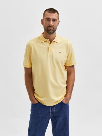 Selected Homme Aze Polo Tricou Galben