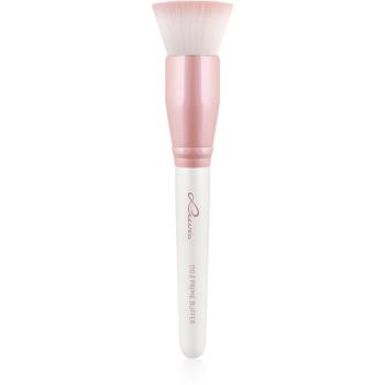 Luvia Cosmetics Prime Vegan Prime Buffer perie conica pentru make-up Candy (Pearl White / Rose) 1 buc