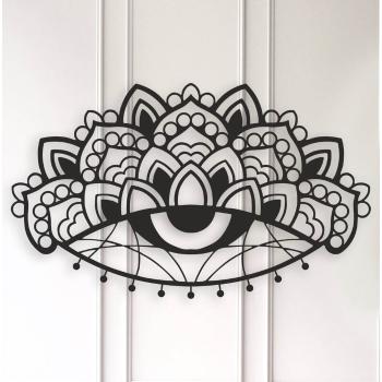 Decorațiune de perete din metal Kate Louise Sight, negru