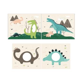 Draperie pentru copii pentru pat 4 buc. 195x75 cm Dino – Vipack