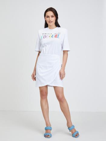 Versace Jeans Couture Rainbow Rochie Alb