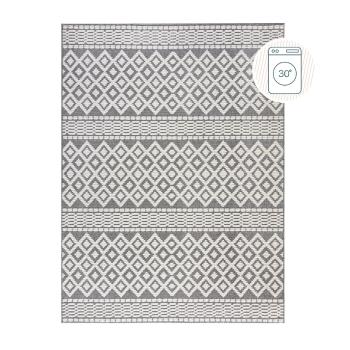 Covor gri lavabil din janilie 80x160 cm Jhansi – Flair Rugs