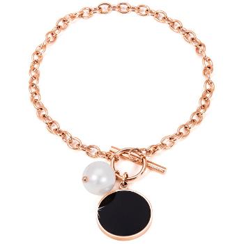 JwL Luxury Pearls Bratara din otel cu perla dreapta JL0481CH