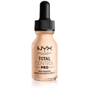 NYX Professional Makeup Total Control Pro Drop Foundation make up culoare 0 - Light Pale 13 ml