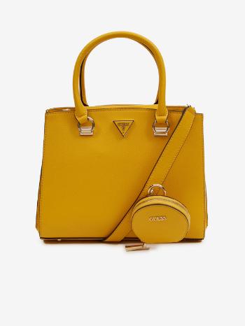 Guess Eco Alexie Girlfriend Satchel Genți Galben