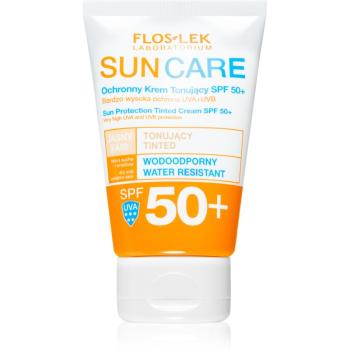 FlosLek Laboratorium Sun Care crema tonifianta pentru piele uscata spre sensibila SPF 50+ 50 ml