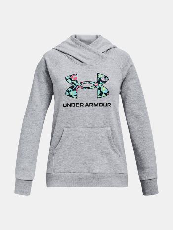 Under Armour Rival Logo Hoodie Hanorac pentru copii Gri