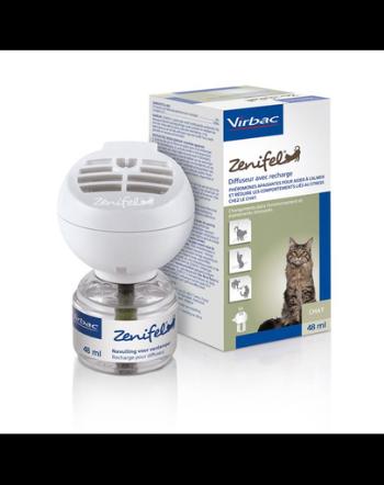 VIRBAC Zenifel Soluție pentru probleme comportamentale pisici - difuzor + rezervă