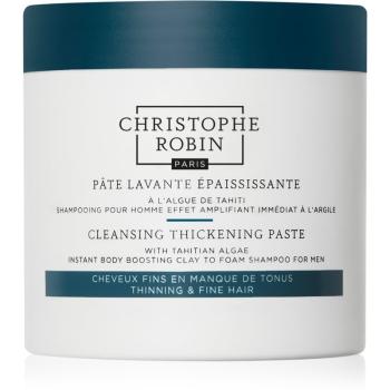 Christophe Robin Cleansing Thickening Paste with Tahitian Algae șampon exfoliant pentru par fin si subtiat 250 ml