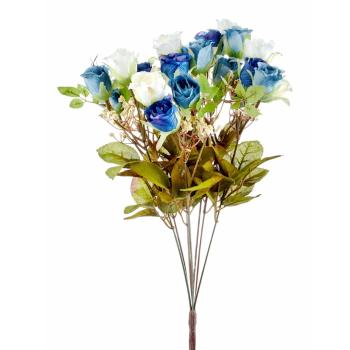 Buchet flori artificiale The Mia Fiorina, albastru
