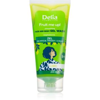 Delia Cosmetics FRUIT ME UP! gel de curatare pentru fata Lime 200 ml