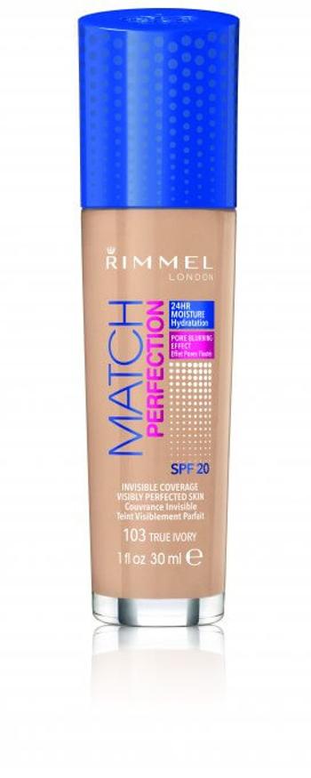 Rimmel Fond de ten hidratant Match & Perfect foundation. 103