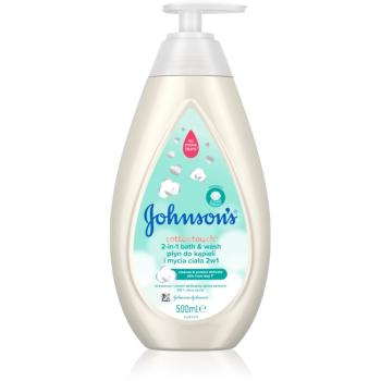 Johnson's® Cottontouch spumant de baie și gel de duș 2 in 1 pentru copii 500 ml