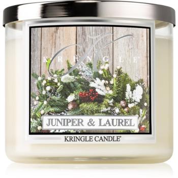 Kringle Candle Juniper & Laurel lumânare parfumată 411 g