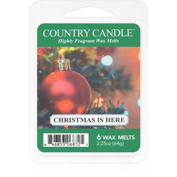 Country Candle Christmas Is Here ceară pentru aromatizator 64 g