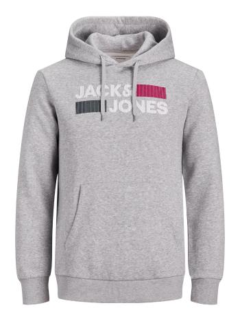 Jack&Jones PLUS Hanorac pentru bărbați JJECORP 12163777 Light GreyMelange 5XL