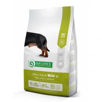 NATURES PROTECTION Mini Adult, Pasăre cu Krill, hrană uscată câini, 7.5kg