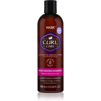 HASK Curl Care șampon hidratant pentru păr creț și ondulat 355 ml