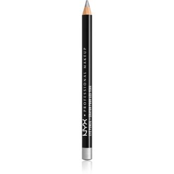 NYX Professional Makeup Eye and Eyebrow Pencil creion de ochi cu trasare precisă culoare 905 Silver 1.2 g