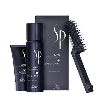 Wella Professionals Spumă nuanțatoare pentru păr 60 ml + șampon pentru bărbați 30 ml SP Men (Gradual Tone) negru