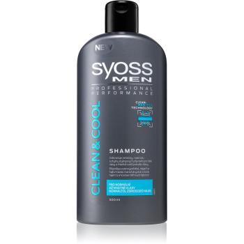 Syoss Men Clean & Cool șampon pentru par normal spre gras 500 ml