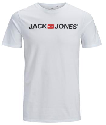 Jack&Jones Tricouricou pentru bărbați JJECORP 12137126 Alb-3 S