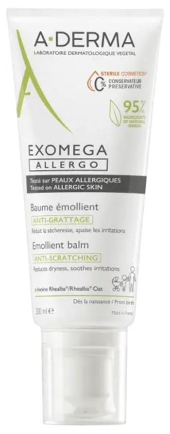 A-DERMA Balsam emolient pentru piele alergică și atopică Exomega Allergo (Emollient Balm) 200 ml