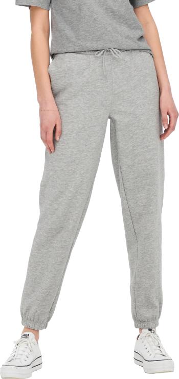 Jacqueline de Yong Pantaloni de trening pentru femei JDYNAJA LIFE Regular Fit 15247696 Light Grey Melange S