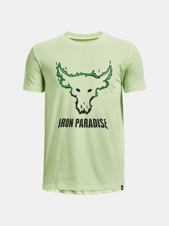 Under Armour UA Project Rock IP Brahman SS Tricou pentru copii Verde