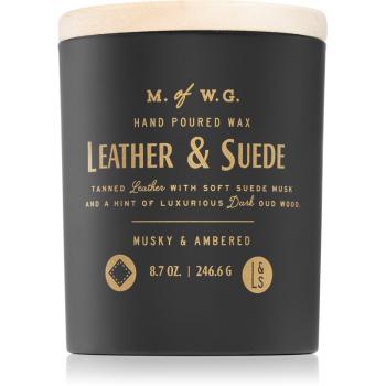 Makers of Wax Goods Leather & Suede lumânare parfumată 246,6 g