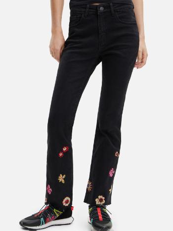 Desigual Nicole Jeans Negru